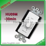 30 MIN COUNTDOWN IN WALL MECHANICAL SPRING WOUND TIMER