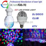 CE,ROHS certification E27 screw-socket RGB LED magic ball light christmas gift light