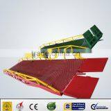 CE approved adjustable mobile loading ramp