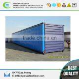 Waterproof PVC Vinyl Polyester Tarpaulin Container Side Curtain / Dump Truck Tarps 20x20