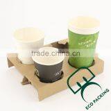 Paper Board Take Away 4 Cups Coffee Cup Tray thumbnail-3