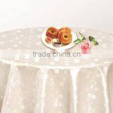 YH-3645 Embossed Tablecloth With Non-woven/fannel Backing (golden/silver Grounding)