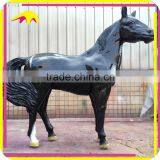 KANO6182 Customized Life Size Vivid Horse Fiberglass Decoration