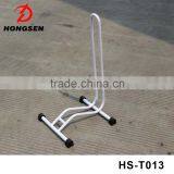 White Bicycle Bike Garage Floor Display Rack Cycle Repair Stand Parking Rack thumbnail-4