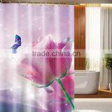 Vivid Photo Printed Butterfly Shower Curtain thumbnail-4