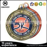 Cheap Wholesale Custom Diecast Hollow Out Zinc Alloy Antique Bronze Plated Marathon Medal us Medal thumbnail-4