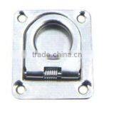 China Wholesale High Quality Stainless Steel Furniture Flush Ring Pull Handle for Sale thumbnail-1