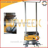 Neweek automatic lifting rack type indoor wall putty lime cement plaster machine