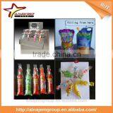 Ice-lolly Stick Juice Spout Bags Filling Sealing Machine Fully Automatic Stand up Bag Filler and Sealer Equipment Food Drinking thumbnail-2