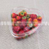 Heart Shaped PET Disposable Plastic Fruit Container/salad Boxes thumbnail-3