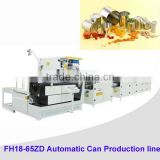Complete automatic food tin can production lines