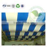 Mirror Surface Blue and White Wave PVC Film Stretch Ceiling thumbnail-1