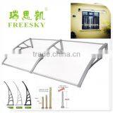 Plastic Aluminum Outdoor Metal Roof Retractable Polycarbonate Awning Door Canopy thumbnail-2