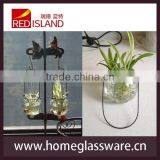 Glass Hanging Flower Pot, Flower Planter, Hydroponic Flowerpot thumbnail-2