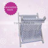 Customed Color and Size Paulownia Wooden Magazine Rack, Newspaper Basket, Magazine File/spice Rack thumbnail-3