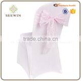 Banquet Fancy Ruffle Lace Chair Cover Chair Sash for Wedding thumbnail-2