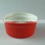 Colorful Ceramic Porcelain Type Bakeware Type Ramekin,ice Cream Serving Bowl thumbnail-2