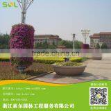 SOL Hydroponics Lamp Post Planter Grow Pots Stackable Flower Lamp Post thumbnail-5