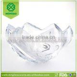 4'' Heavy Glass Serving Bowl, Crystal Glass Candy Bowl