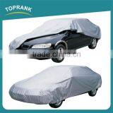 TOPRANK 483X175X119CM Grey PEVA Folding Car Body Cover Waterproof Sun Protection Car Cover thumbnail-2