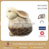 19 Inch Resin Craft Garden Ornament Lively Animal Sculpture Rabbit Statue thumbnail-3