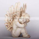 Custom Home Decoration Resin Cherub Angel Statues Wholesale thumbnail-3