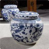 Chinese Ceramic Material Funeral Urn for Creamation thumbnail-2