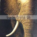 Elephant Oil Painting on Canvas thumbnail-1