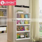 Lovely Colorful Wooden Kids Bookshelf / Kids Bookcase Design 4 Tiers Wall Mounted Bookshelf thumbnail-4