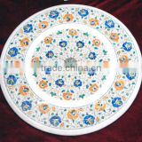 Marble Inlaid Table Top, Inlaid Table Tops, Pietra Dura Marble Inlay Table Tops