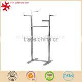 Customized Retail Shop Fittings Metal 4 Way Clothing Display Rack thumbnail-1