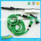 Green Color Quick Connection Expandable Fabric Garden Hose thumbnail-3