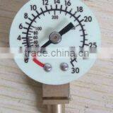 White ABS Plastic Casing Luminous Pressure Gauges thumbnail-1