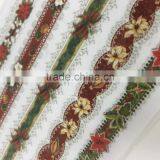 Embroidery Lace Rub-ons Transfer, X'mas Season Transfer Sticker, Decoration Embroidery Lace Transfer With Stick thumbnail-5