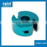 High Precision Aluminum CNC Machining Part With Green Anodized thumbnail-1