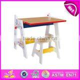 2015 Wooden Table and Chair for Kids,study Wooden Table and Chair Set for Children,hot Sale Wooden Table and Chairs Toy W08G127 thumbnail-5