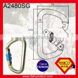 D Type For Rescue Aluminum Carabiner For Mountain Rock Climbing thumbnail-4