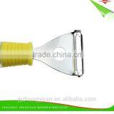 ZY-A20272 Stainless Steel Potato Apple Peeler With Hollow Plastic Handle thumbnail-4