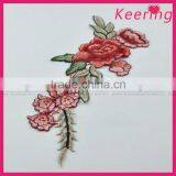 Flower Embroidery Patch Custom Design for Clothing WEF-017 thumbnail-1