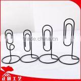 Office Stationery Metal Wire U Shape Document Holder Clips