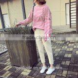 Fashion Custom Stripe Long Sleeve Women Bulk Wholesale t Shirts thumbnail-4
