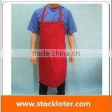 Polyester Red Apron Stock, Pinafore Apron Stock Ref.130206 thumbnail-1