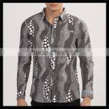 New Item China New Products Man Printed Polka Dot Shirt T-shirt thumbnail-1