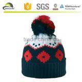 Custom Fold up Knitted Hat and Wholesale Beanies Knitting Hats thumbnail-6