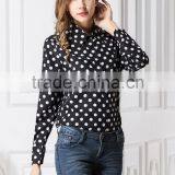 Latest Hot Sell European Summer 100% Cotton Ladies New Design Ladies Office t Shirt 2015 thumbnail-6