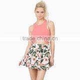 MGOO Top Sale Custom OEM Design Floral Mini Young Girl Skirt Pleated High Waist Gothic Clothing 15144B636 thumbnail-2