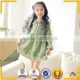 2015 Spring Boutique Children Clothing Casual Baby Girl Long Dresses 3 Colors thumbnail-1