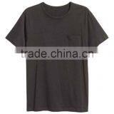 2017 Fashion Mens Pocket T-Shirt Round Neck OEM Service Short Sleeve Wholesale China Supplier thumbnail-2