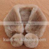 2016 Autumn and Winter Women's Faux Fur Collar Female Winter Faux Rex Rabbit Fur Scarf Thermal Muffler Thicken Warm Scarf thumbnail-2