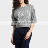 Ladies Clothing Hip Hop Clothing Crew Neck Half Sleeve Hoodies thumbnail-1
